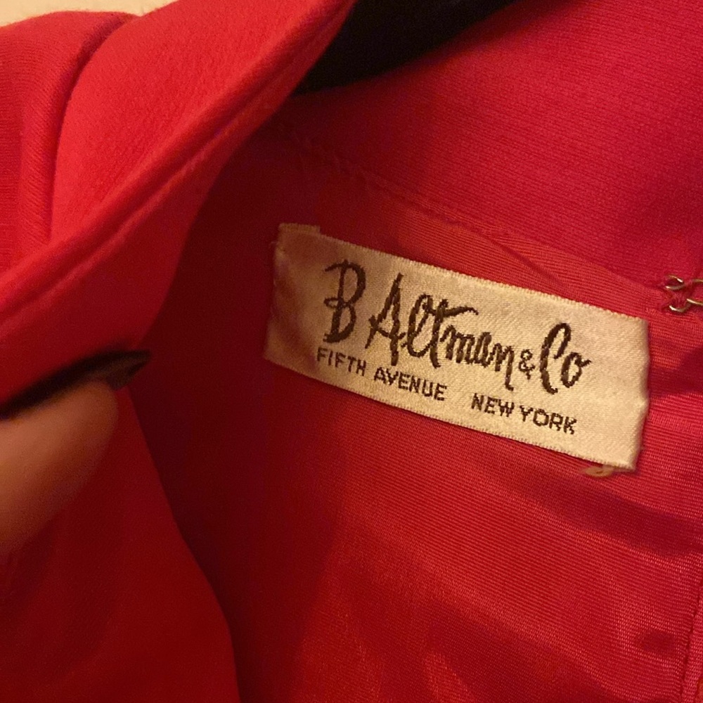 TV SHOW MMS Fifth Avenue B. Altman Candy Pink custom madeDress Vintage - Picture 3 of 11